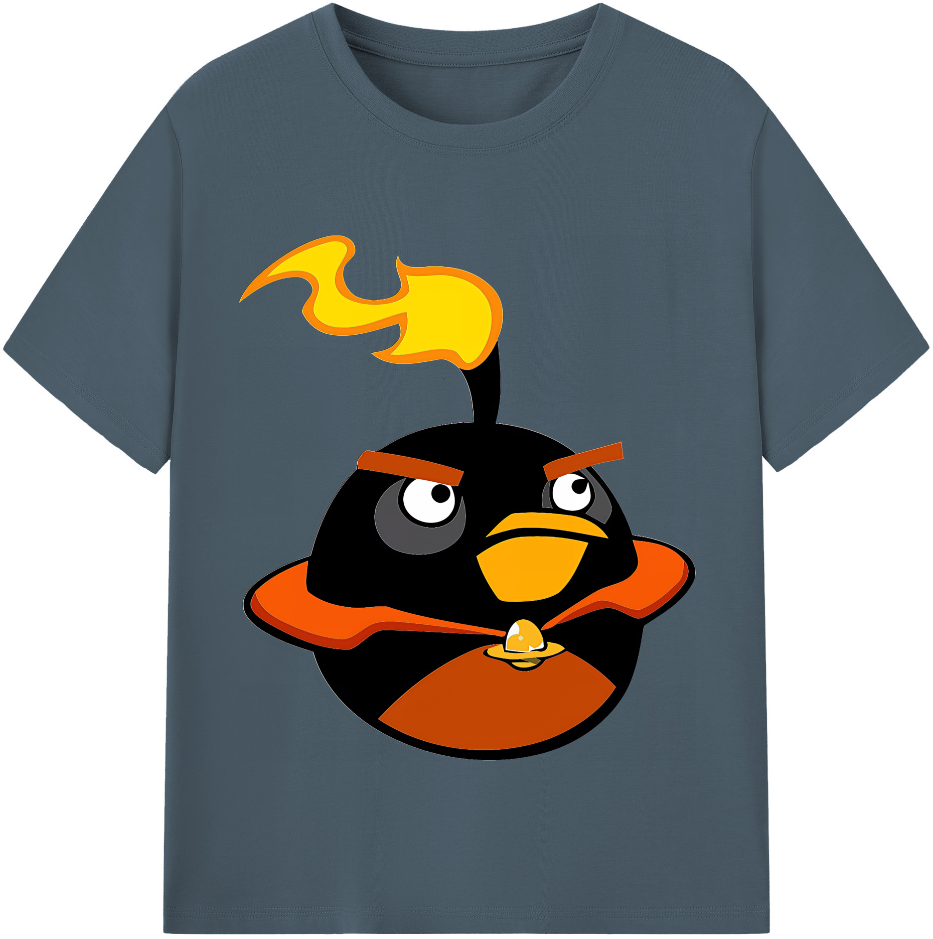 （画像用） Angry Birds アングリーバード 綿100％半袖Tシャツ（フロントプリント）